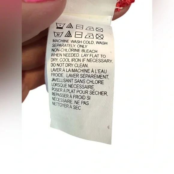 ❤️ GUC LUCKY BRAND Red Floral Off-Shoulder Criss Cross Top | Women’s Size Small - Picture 6 of 13